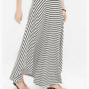 Chico's Stripe Maxi Skirt